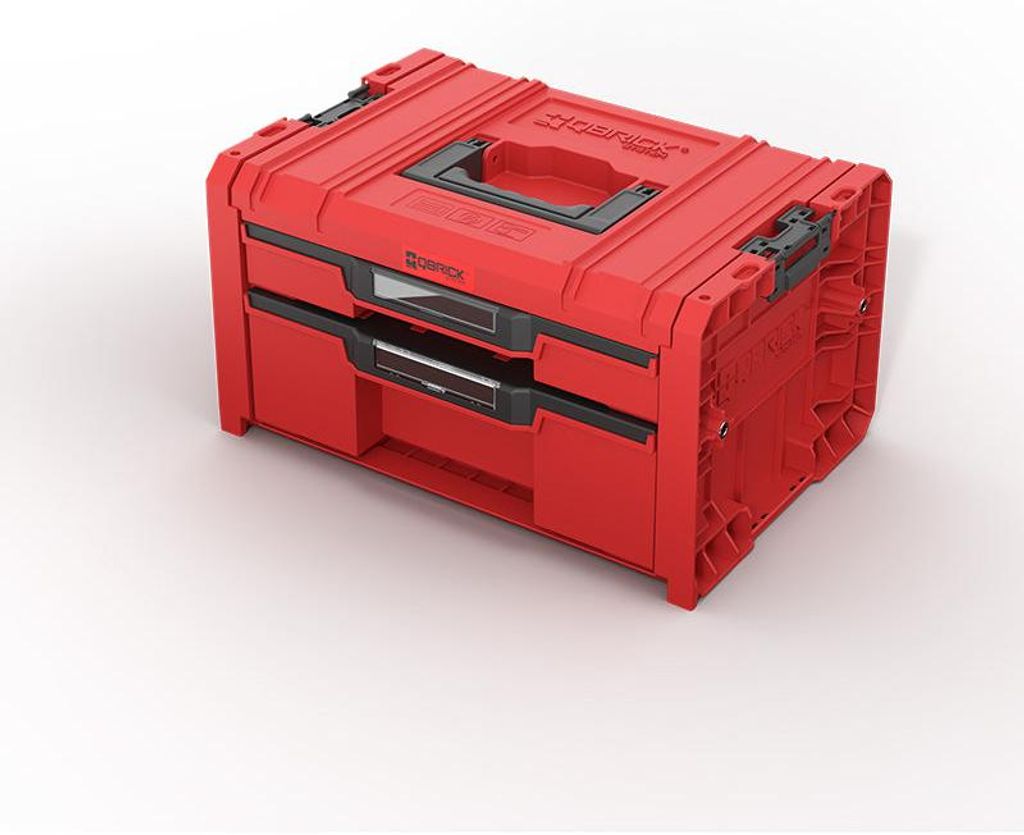 QBRICK SYSTEM PRO Caisse à outils 2 tiroirs 2.0 Expert RED Image du produit 