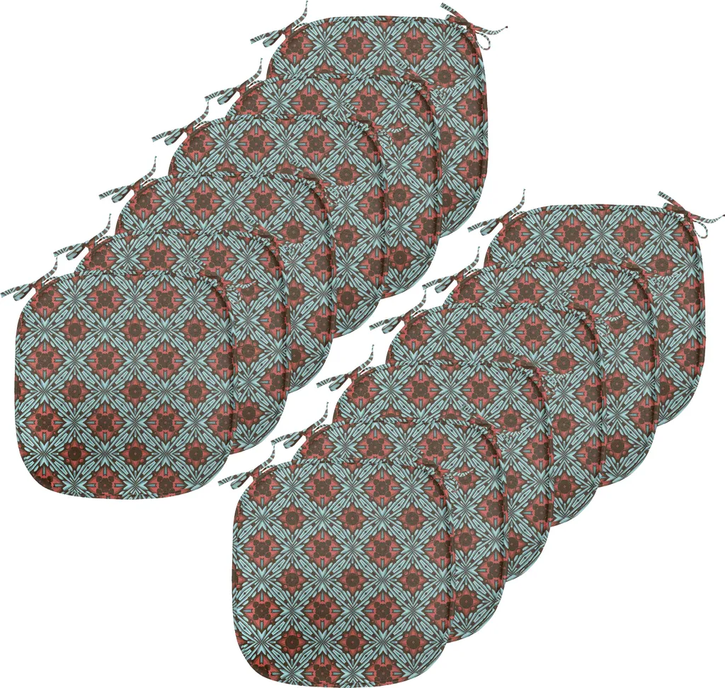 Galette de chaise imperméable 40x40 cm lot de 12 coussins de cuisine