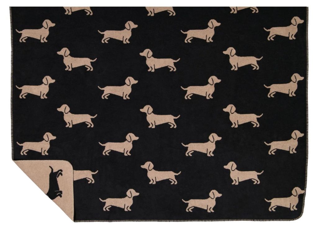 Cawö, coperta decorativa "We Love Dogs", 150 x 200 cm, Immagine del prodotto 