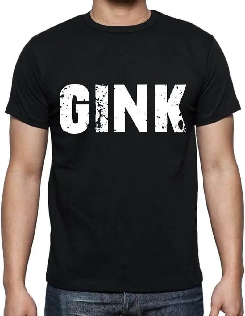 Herren Grafik T-Shirt Gink Öko-Verantwortlich Vintage Jahrgang Kurzarm Lustige Druck Geburtstag Geschenk Mann