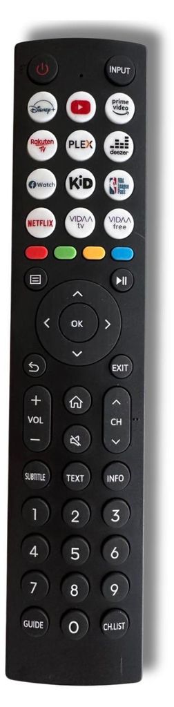 Ersatz Fernbedienung für Hisense TV 43E6NT Produktbild 
