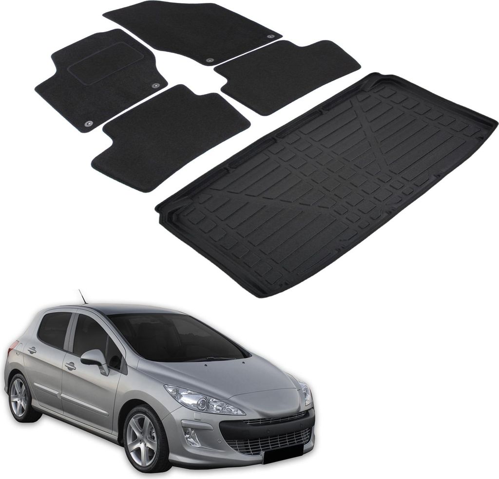 Ensemble Tapis Velours Sur Mesure et Coffre TPE pour Image du produit 