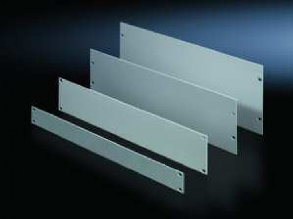 Rittal Blindplatten 2HE Aluminium 3 Stück