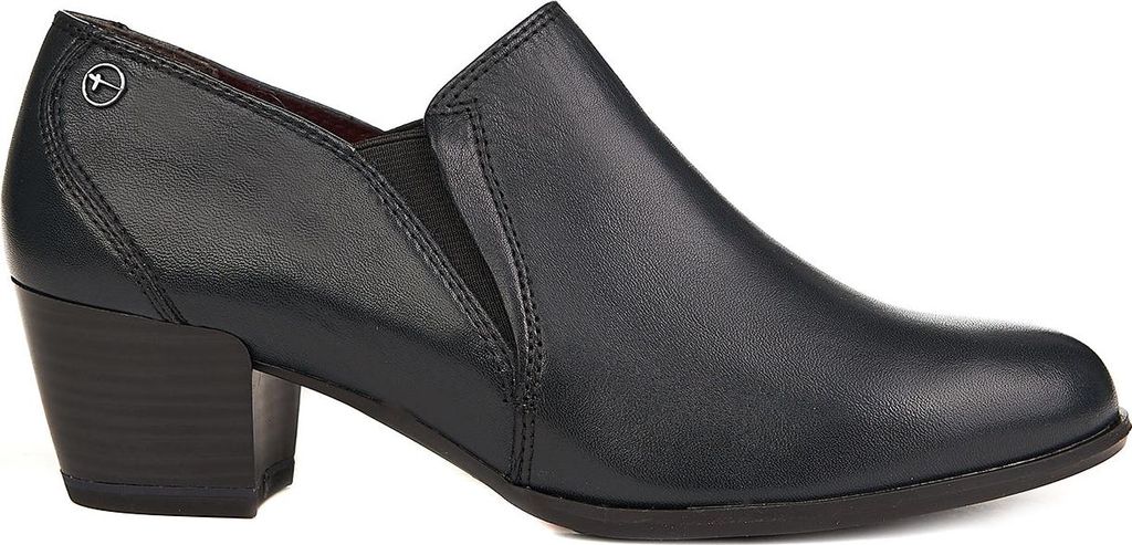 Tamaris Echtlederschuhe Marineblau Produktbild 