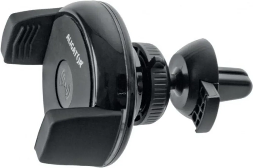 Support voiture sans fil Alligator 5W noir : stop aux câbles cassés