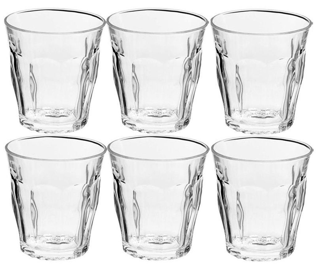Duralex Picardie Wasser-/Getrankeglaser - 6x Stuck - 310 ml