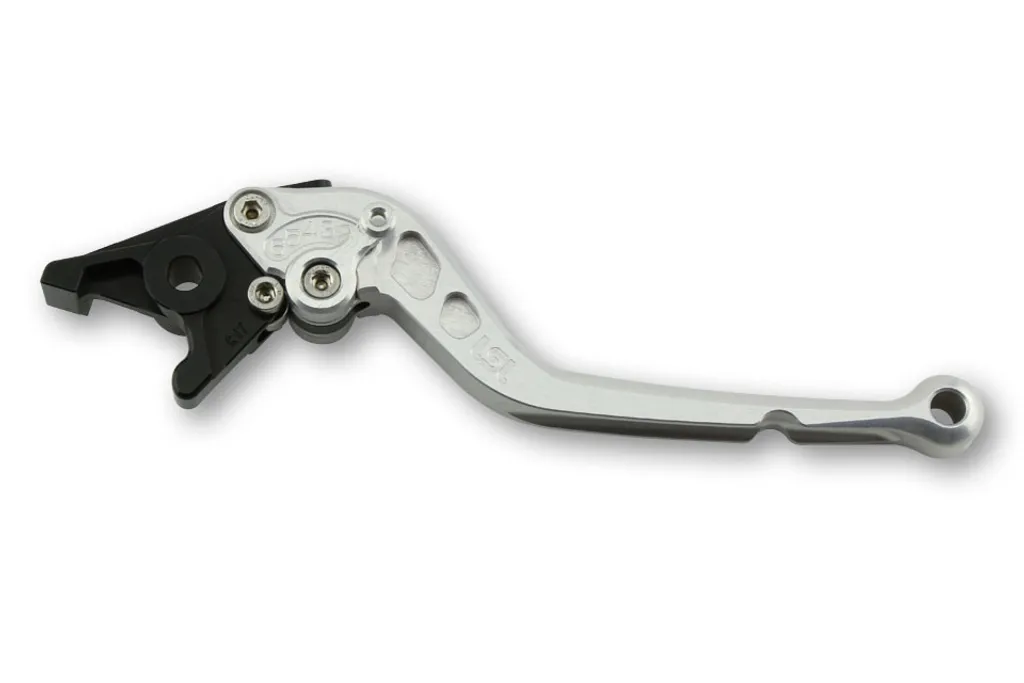 Levier d'embrayage de moto LSL Classic L45R en aluminium argenté