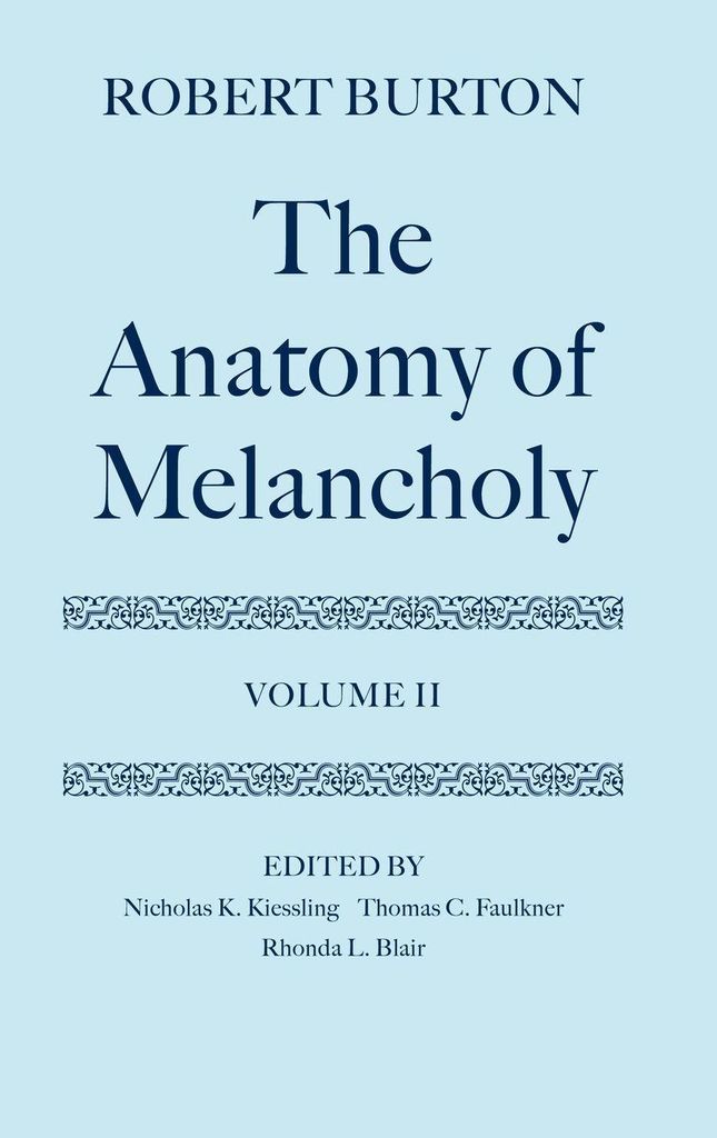 The Anatomy of Melancholy