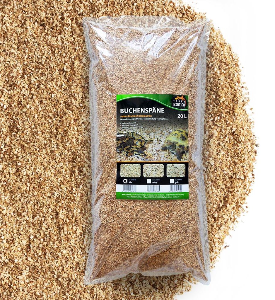 Buchenspäne fein 20 Liter – Natürliches Einstreu für Produktbild 