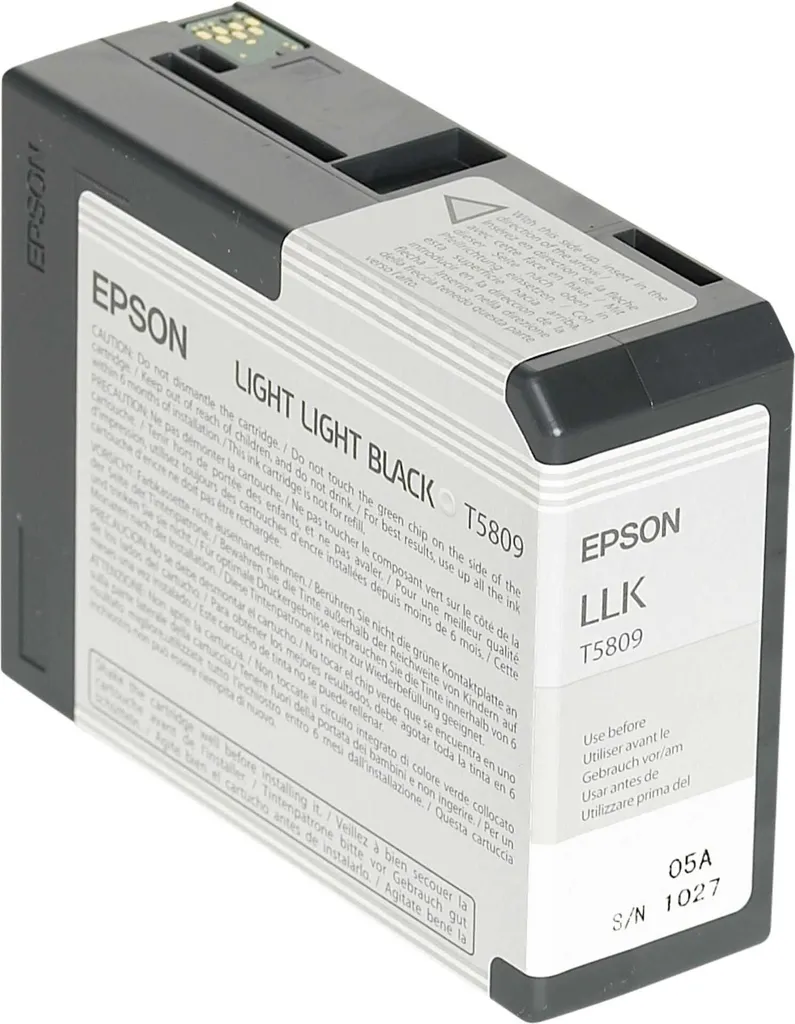 Epson T5809 80ml Nero Chiaro Chiaro Originale - Cartuccia C13T580900