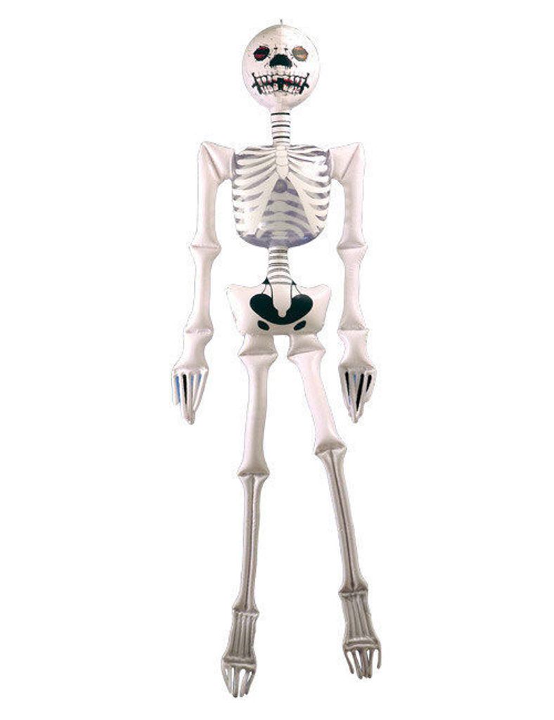 Aufblasbares Skelett 183 cm - Knochengerüst Knochenmann Produktbild 
