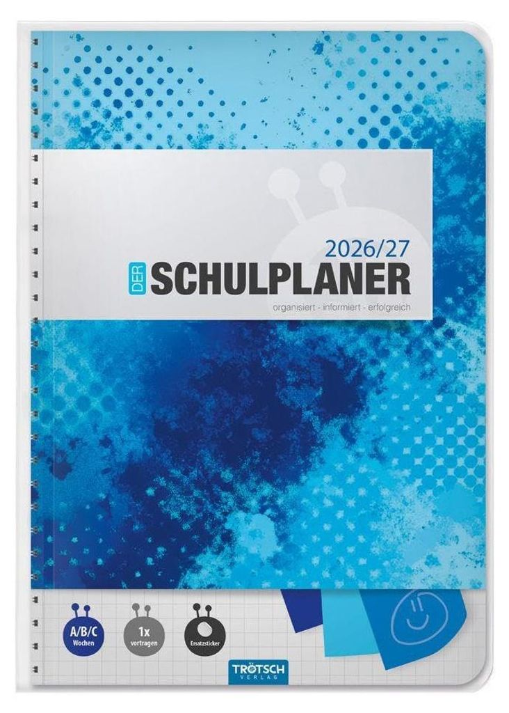 TRÖTSCH - Schulplaner Blau 26/27