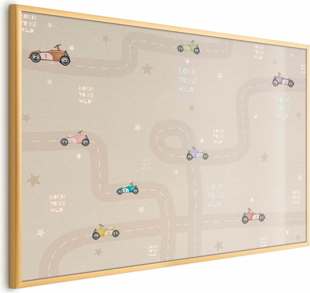 Posterpapier Poster - Racing Cars 30x21 cm Für Kinder e-C-10067-ao-a