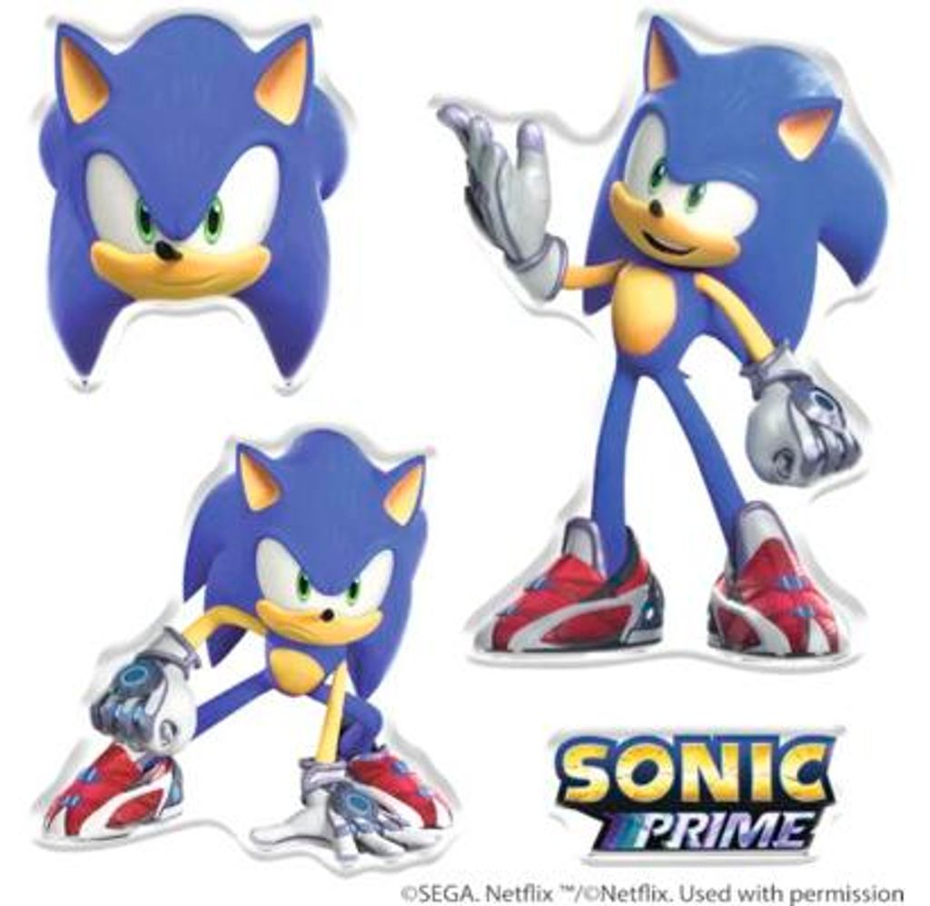 Ministicker Sonic Prime 4-tlg.