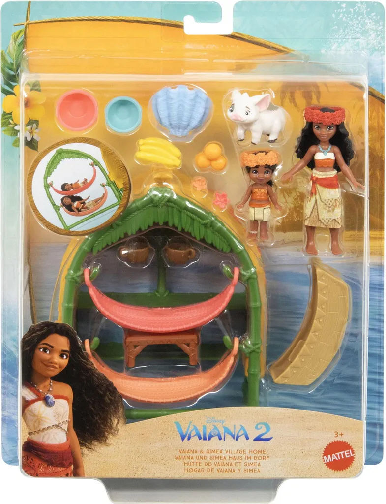 Vaiana et sa sœur au village : Set de figurines de collection Disney