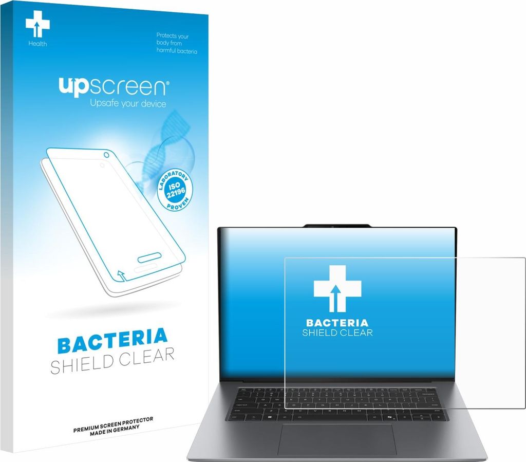 upscreen Schutzfolie für Lenovo ThinkPad X9 15 G1 Displayschutz Displayschutzfolie Folie Klar antibakteriell