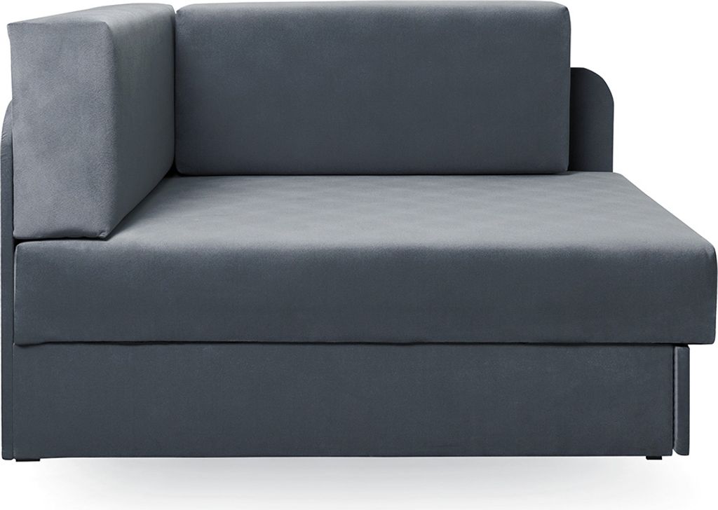 Kindersofa Jugendzimmersofa Bettsofa Mini-Sofa KUBUS donna 18 rechts mit Schlaffunktion Bettkasten
