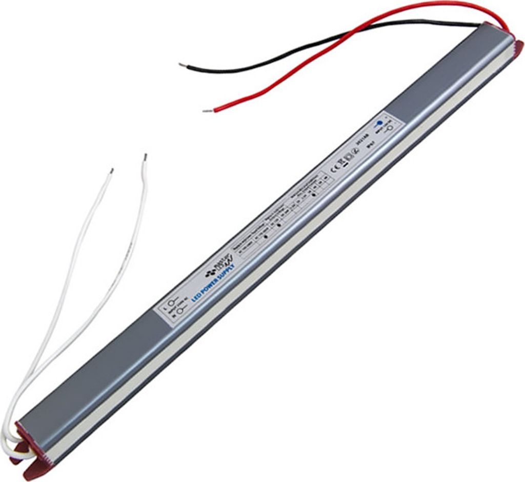 LED Trafo Ultra Slim Netzteil 36W IP67 Produktbild 
