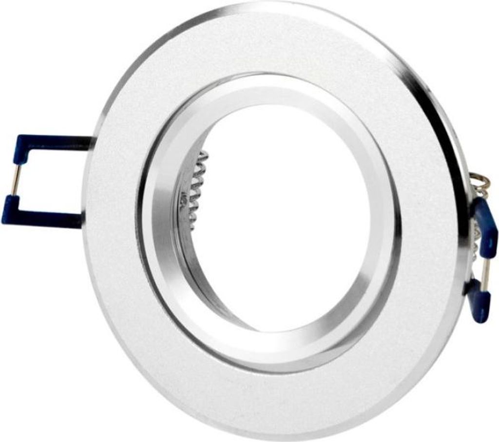 LED-line Einbaustrahler Ø83mm Spot schwenkbar IP20 Downlight max. 35W rund silber sandgestrahlt