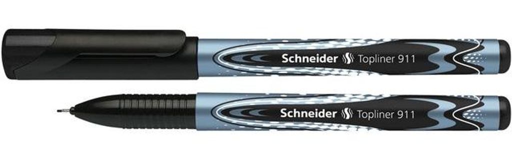 Schneider - Fineliner Topliner 911 0,4mm schwarz | 10 Stück