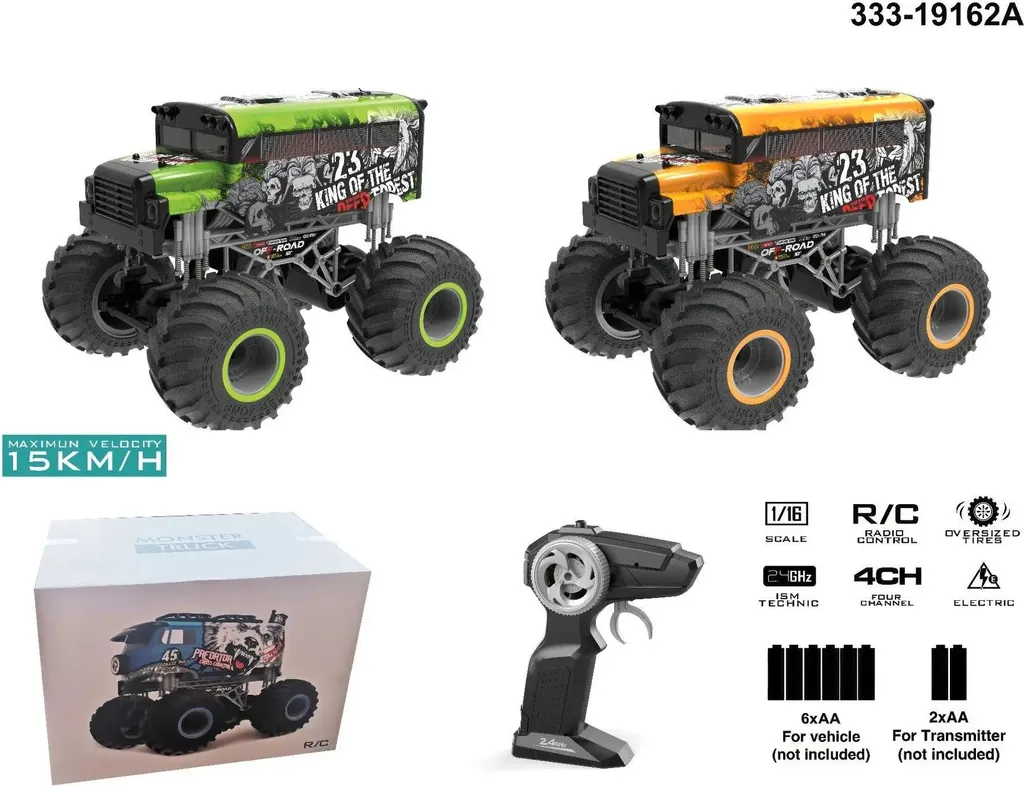 Camion RC CRAZON 1/16 Robuste : Fini les Jouets qui Cassent au Choc