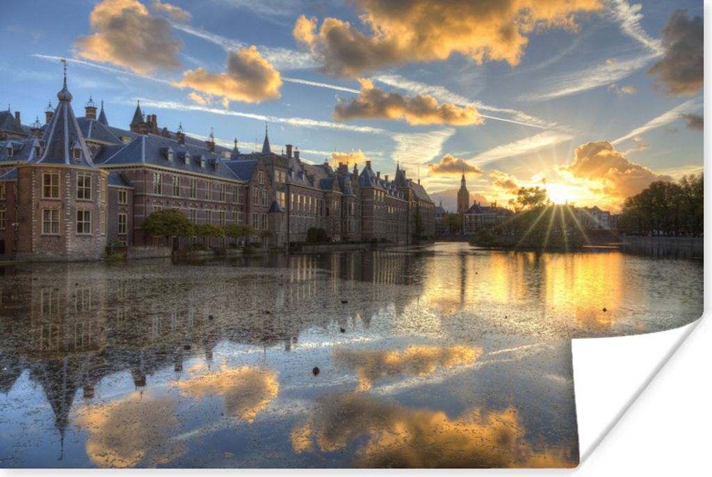 MuchoWow Poster Den Haag - Torentje - Sonne 30x20 cm - Plakate - Print