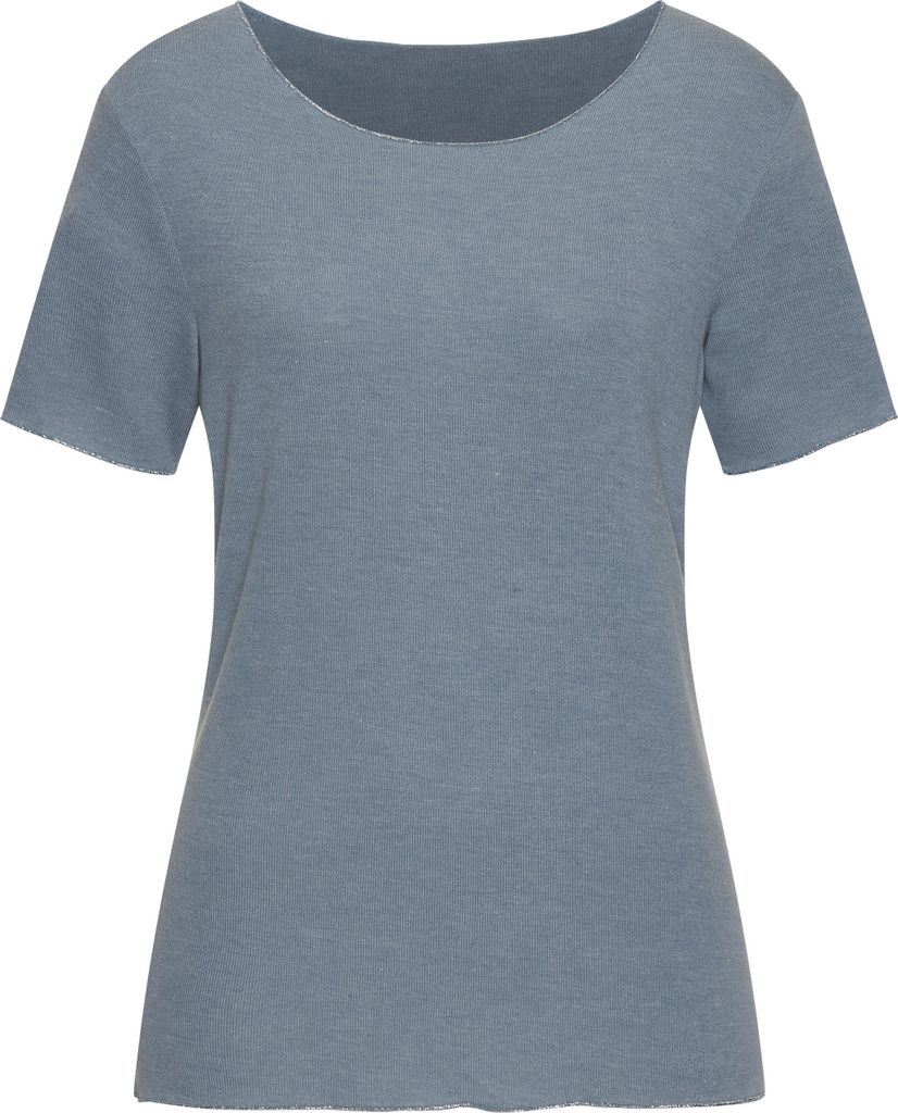 LASCANA Rundhalsshirt hellblau Größe 36/38
