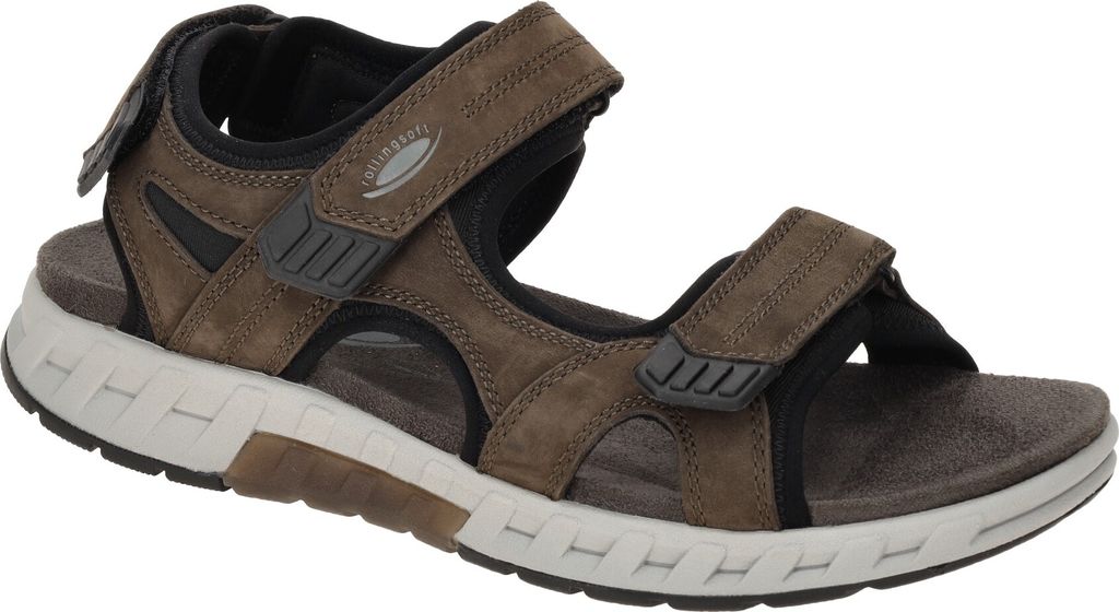 Pius Gabor ROLLINGSOFT Herren Sandale - bequeme Sandaletten braun Freizeit NEU