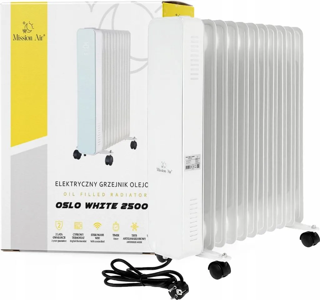 Sistema di Riscaldamento OSLO 2500W WiFi: Design e Performance - 2