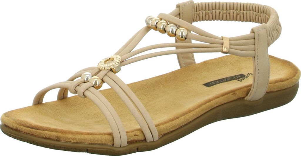 living UPDATED Damen-Sandalette Beige, Farbe:beige/schlamm, EU Größe:38