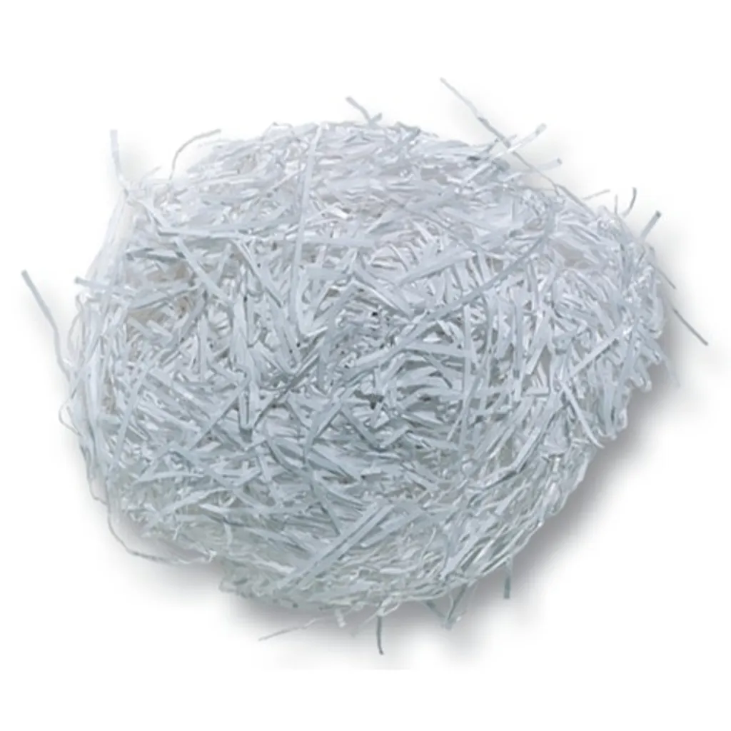 Herbe de Décoration en Papier Blanc 30g - Frisure pour Nid de Pâques