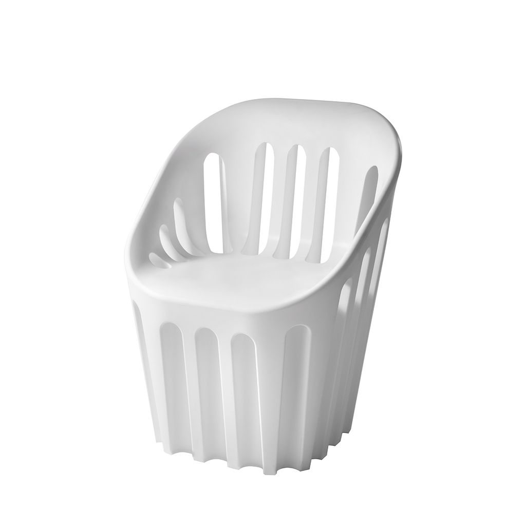 Slide Design Stuhl Coliseum - Milky White Farbe: Milky White