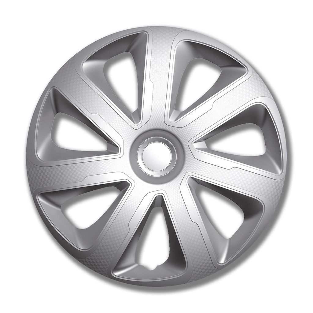 4 STK 15 Zoll Livorno silber PETEX Radkappen Radzierblenden Produktbild 