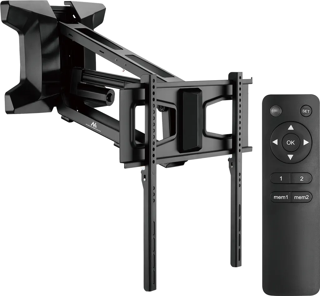 Support TV Motorisé Réglable en Hauteur pour Cheminée - Écrans 37-70"