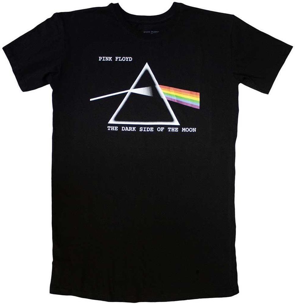 Pink Floyd - "Dark Side Of The Moon Courier" T-Shirt-Kleid für Damen RO11683 (XL) (Schwarz)