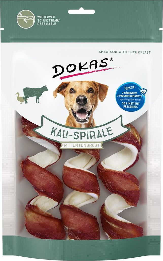Dokas 203213, Snacks, Hund, Adult, Ente, 110 g Produktbild 