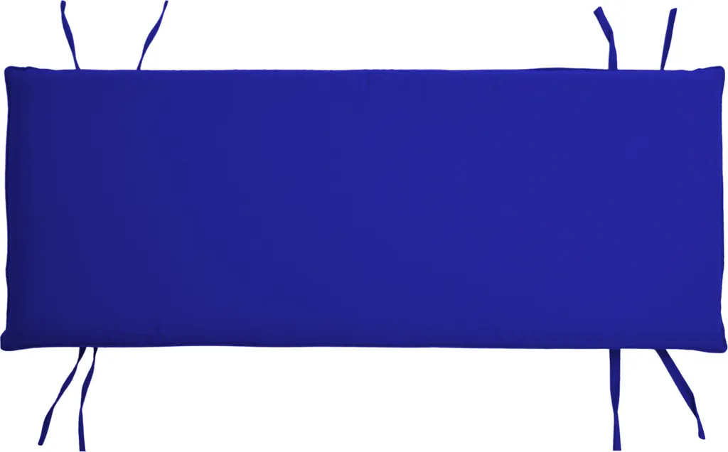 Coussin de banquette jardin 90x40 cm en mousse, coloris bleu Teako