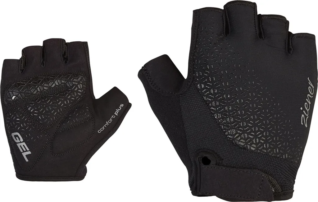 Gants cyclisme femme rembourrés Ziener Cadja noir 6 antishock