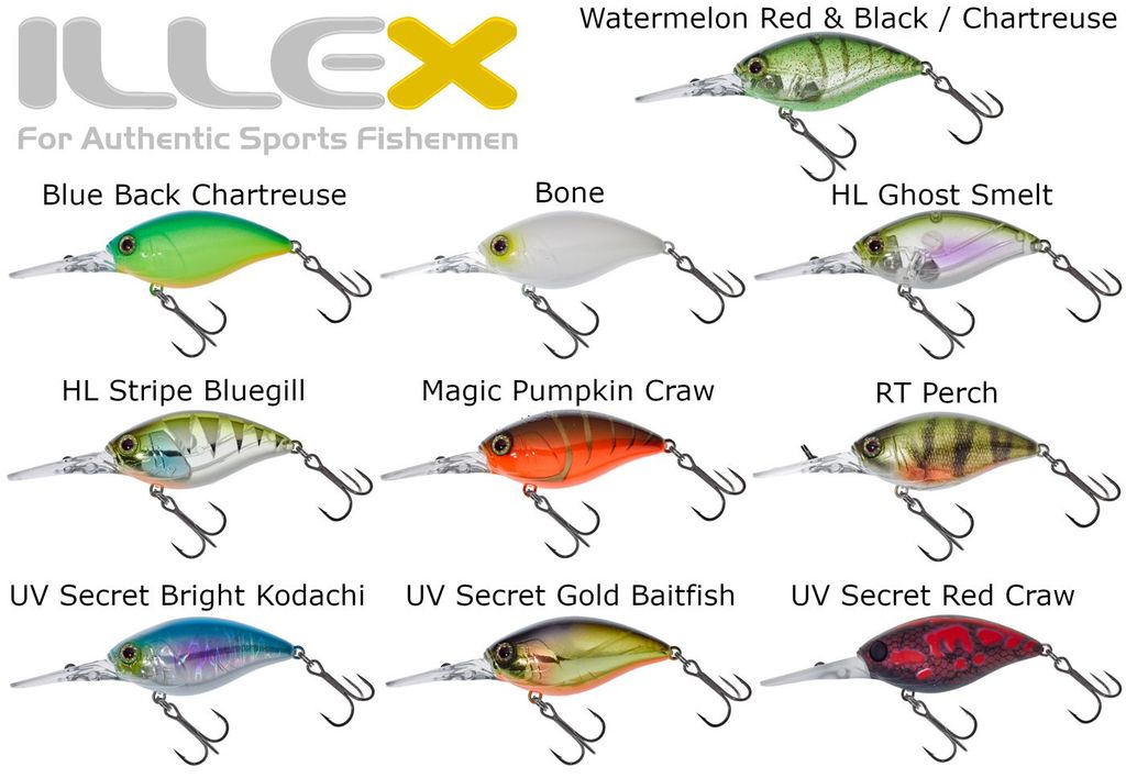 Illex Block Ripper 48 MR Farbe RT Perch Länge 4,8cm