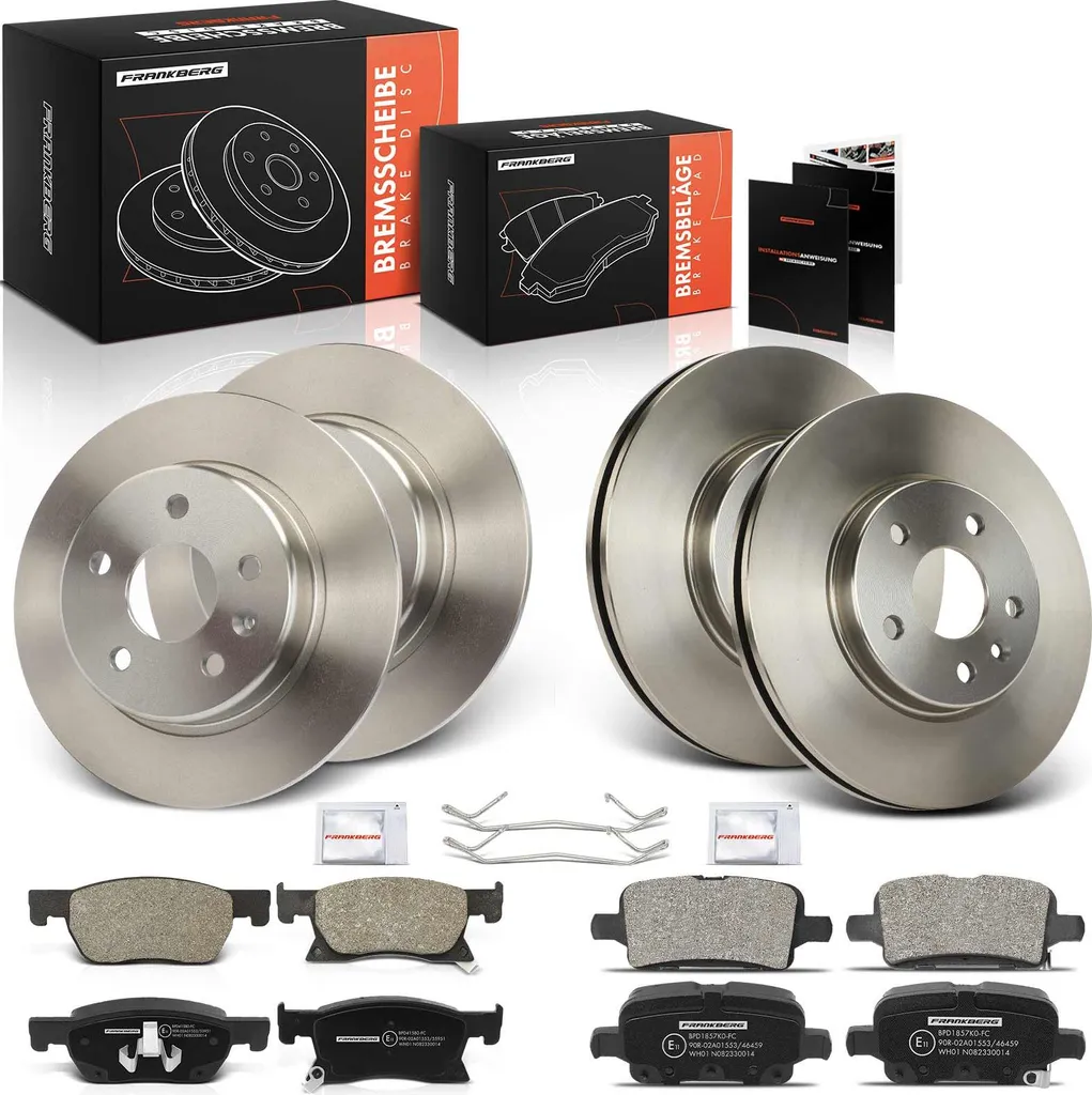 Supprimez Vibrations et Bruits : Kit Freins Complet pour Opel Astra K B16