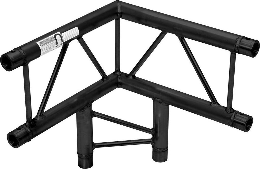 ALUTRUSS BILOCK BQ2-SPAL31V 3-Weg Ecke 90° sw