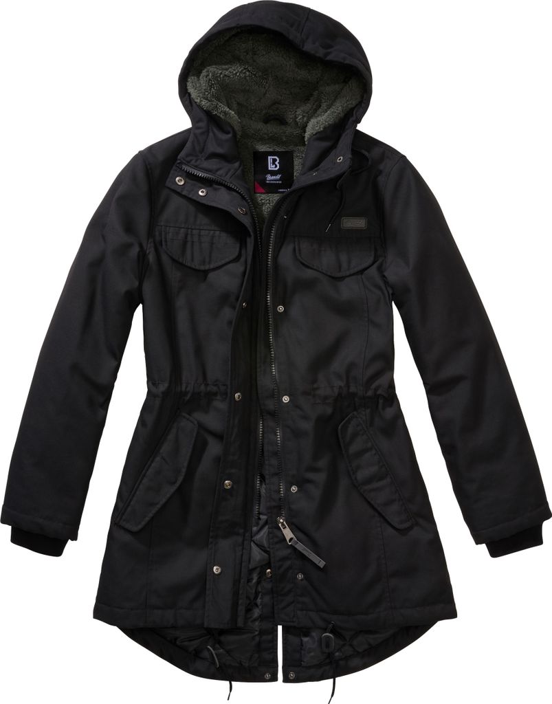 Brandit Damen Marsh Lake Parka Größe L Farbe Schwarz