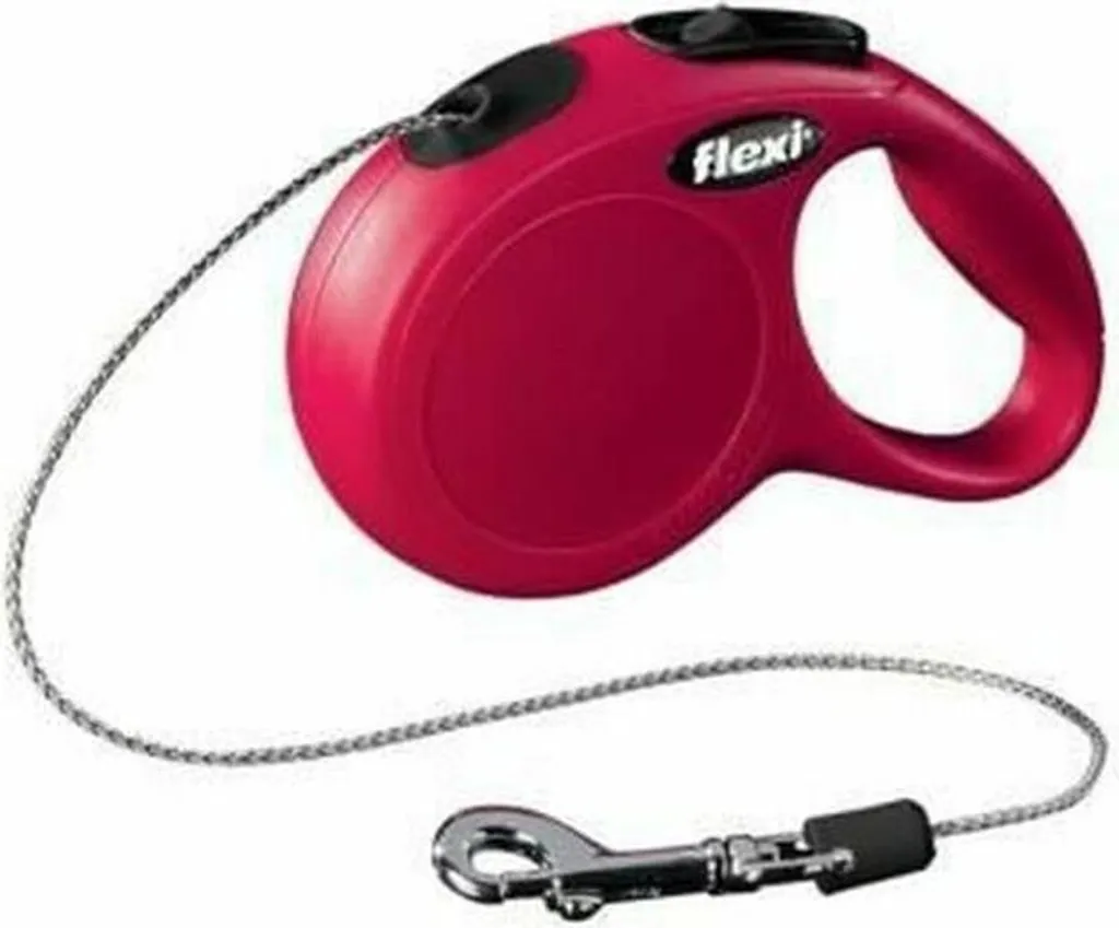 Laisse pour Chien Flexi New Classic 8 m Rouge Taille S - Ruban Rétractable