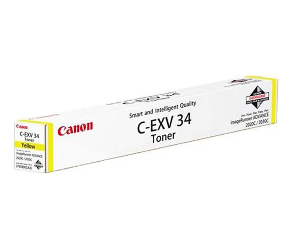 Canon C-EXV 34 - Gelb - originale - Tonerpatrone - per imageRUNNER ADVANCE C2020i, C2020L, C2025i, C2030i, C2030L, C2220