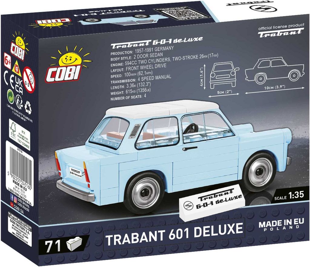 Trabant 601 Deluxe Obrázek produktu 2