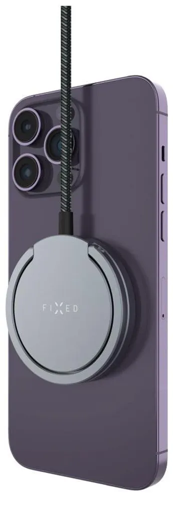Chargeur sans fil de bureau FIXED MagPad Pro gris pour iPhone - 4