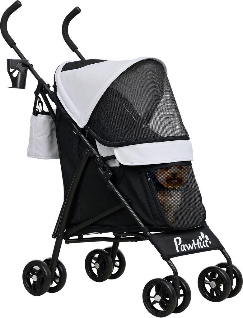 PawHut Poussette chien, poussette pour chien 4 roues, Image du produit 