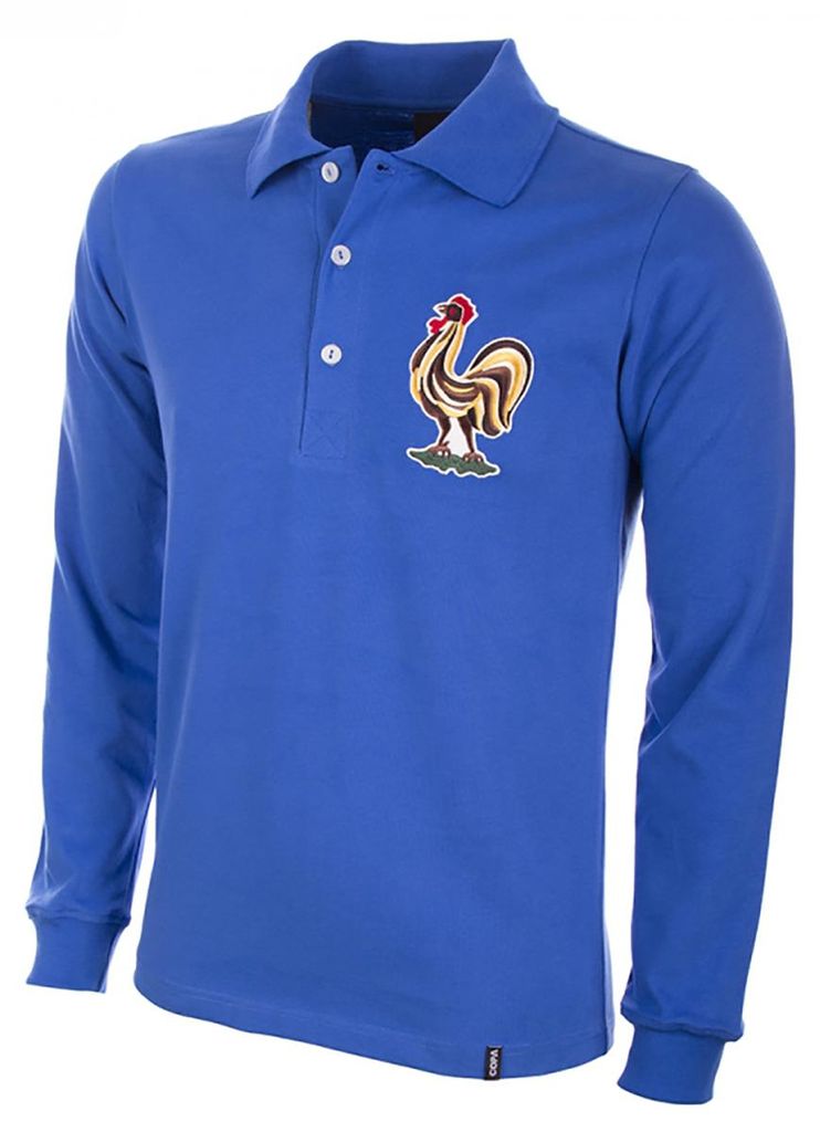 COPA Herren Langarm Shirt Frankreich 1950 blue L