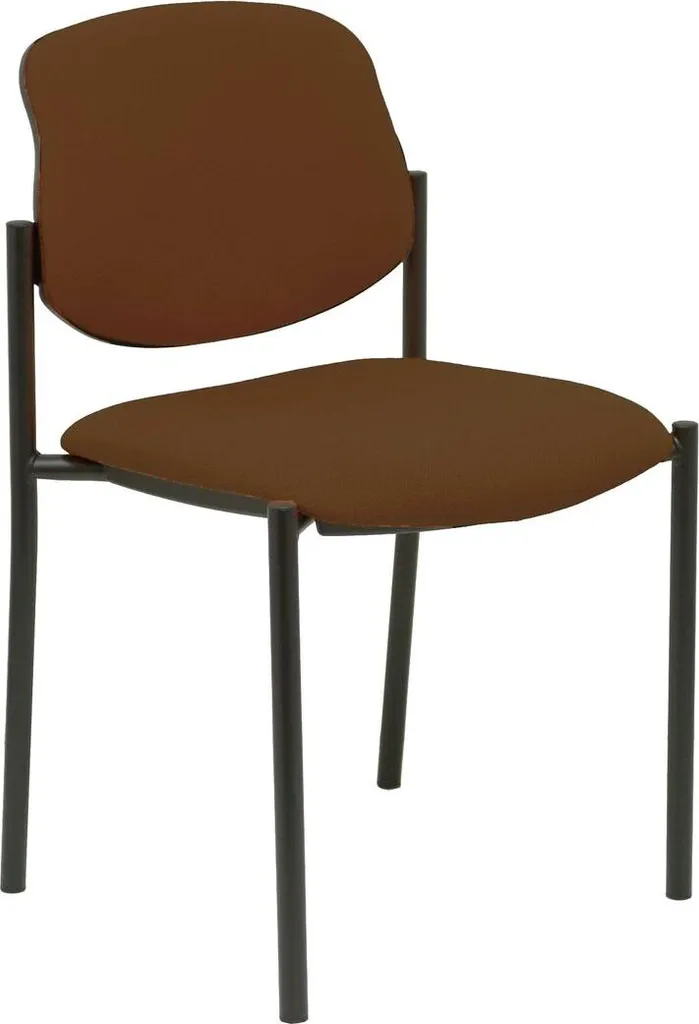 Chaise de Bureau ou Séjour Villalgordo Bali Marron Foncé Pied Noir
