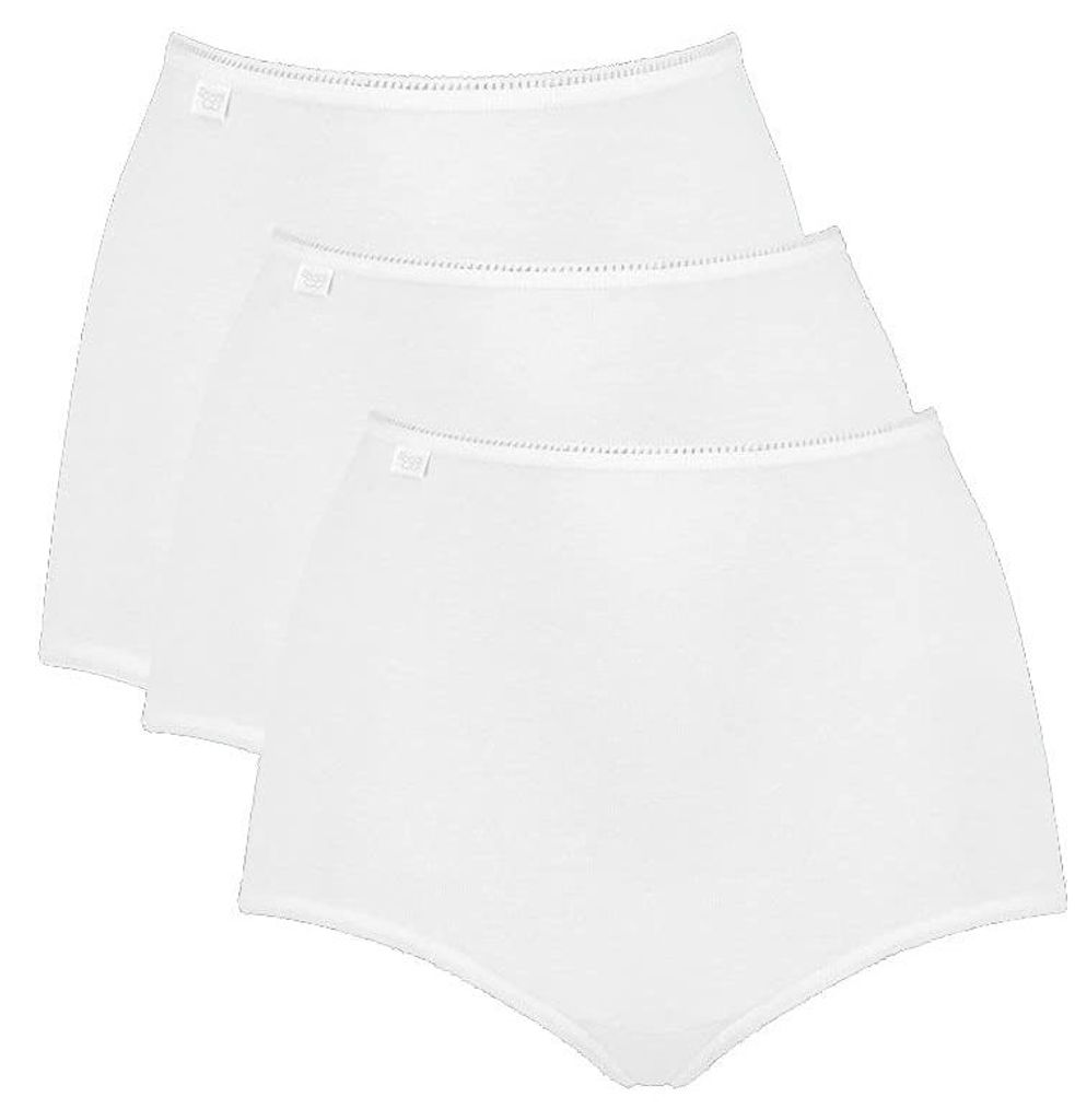 Sloggi maxi nohavičky bavlnené biele 3-pack veľkosť 38 Obrázok produktu 